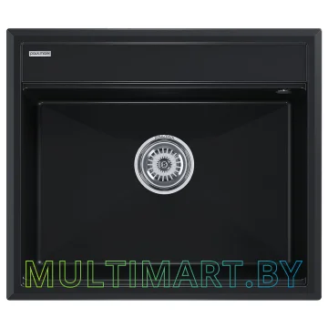 Кухонная мойка Paulmark Stepia PM115951-BLM (черный металлик)